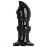5.7in 8.26in 10.62in Black PVC Sword Large Anal Dilation Training Dildo