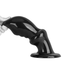 5.7in 8.26in 10.62in Black PVC Sword Large Anal Dilation Training Dildo