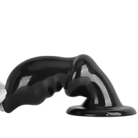 5.7in 8.26in 10.62in Black PVC Sword Large Anal Dilation Training Dildo