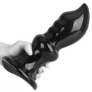 5.7in 8.26in 10.62in Black PVC Sword Large Anal Dilation Training Dildo