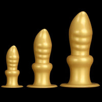 5.7in 8.26in 10.62in Liquid Silicone Sword Soft Anal Dilation Training Dildo