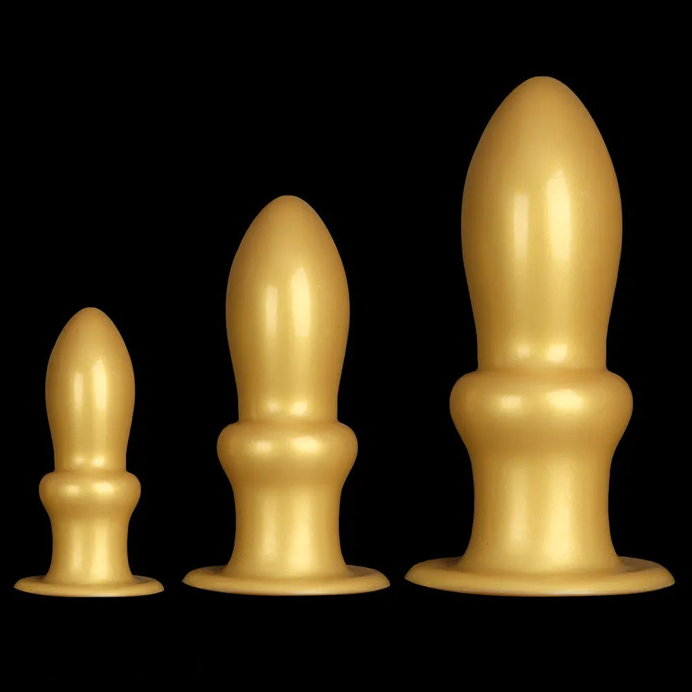 5.7in 8.26in 10.62in Liquid Silicone Sword Soft Anal Dilation Training Dildo