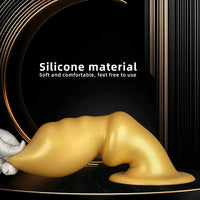 5.7in 8.26in 10.62in Liquid Silicone Sword Soft Anal Dilation Training Dildo