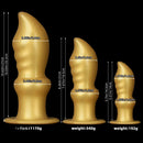 5.7in 8.26in 10.62in Liquid Silicone Sword Soft Anal Dilation Training Dildo