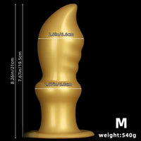 5.7in 8.26in 10.62in Liquid Silicone Sword Soft Anal Dilation Training Dildo