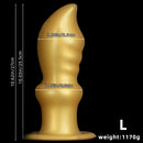5.7in 8.26in 10.62in Liquid Silicone Sword Soft Anal Dilation Training Dildo