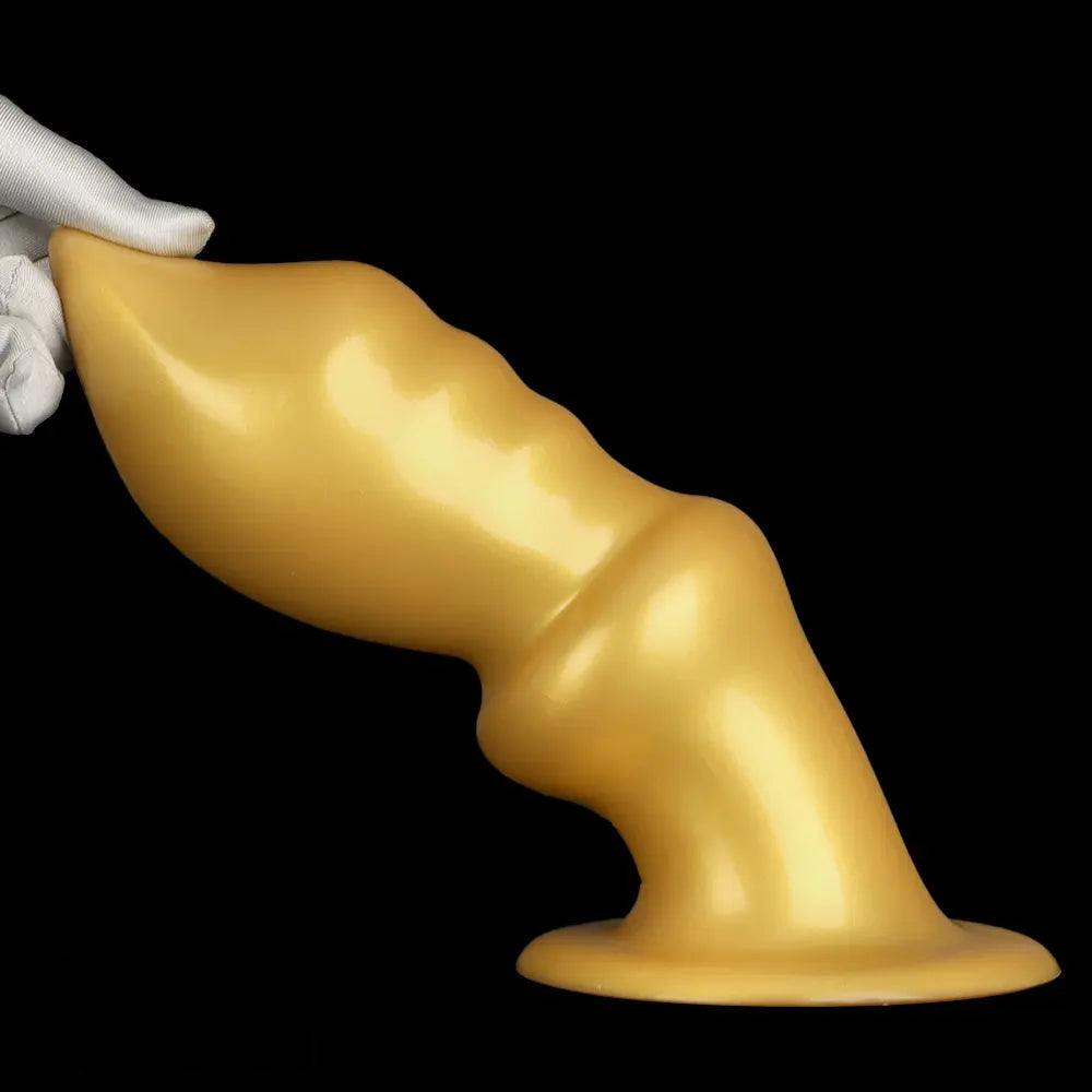5.7in 8.26in 10.62in Liquid Silicone Sword Soft Anal Dilation Training Dildo