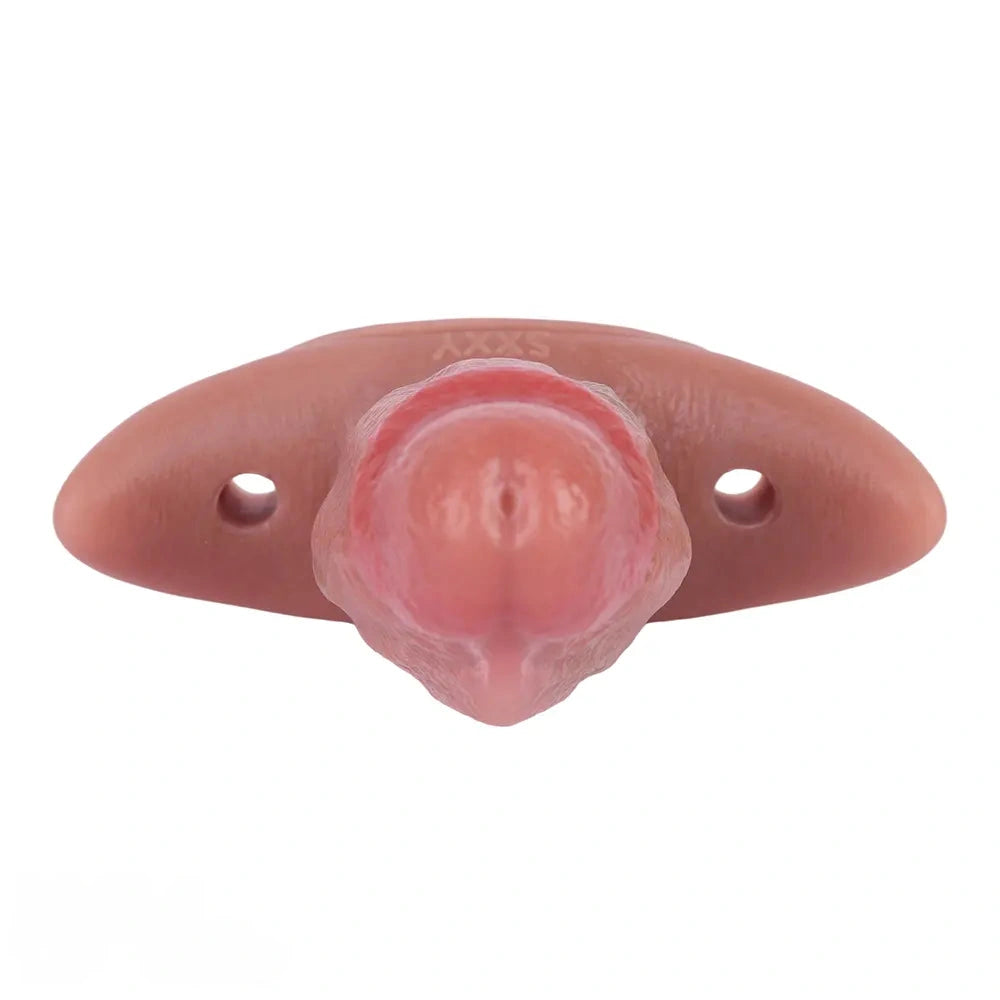 5.7in Male Using 10 Frequency Vibration Role Play Dildo Tail Butt Plug