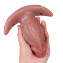5.7in Male Using 10 Frequency Vibration Role Play Dildo Tail Butt Plug