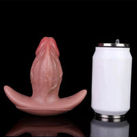 5.7in Male Using 10 Frequency Vibration Role Play Dildo Tail Butt Plug