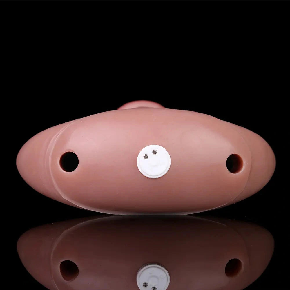 5.7in Male Using 10 Frequency Vibration Role Play Dildo Tail Butt Plug