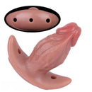 5.7in Male Using 10 Frequency Vibration Role Play Dildo Tail Butt Plug