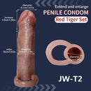 5.7in Pleasure Dildo Sleeve For Penis Thickening Physical Extension Delay
