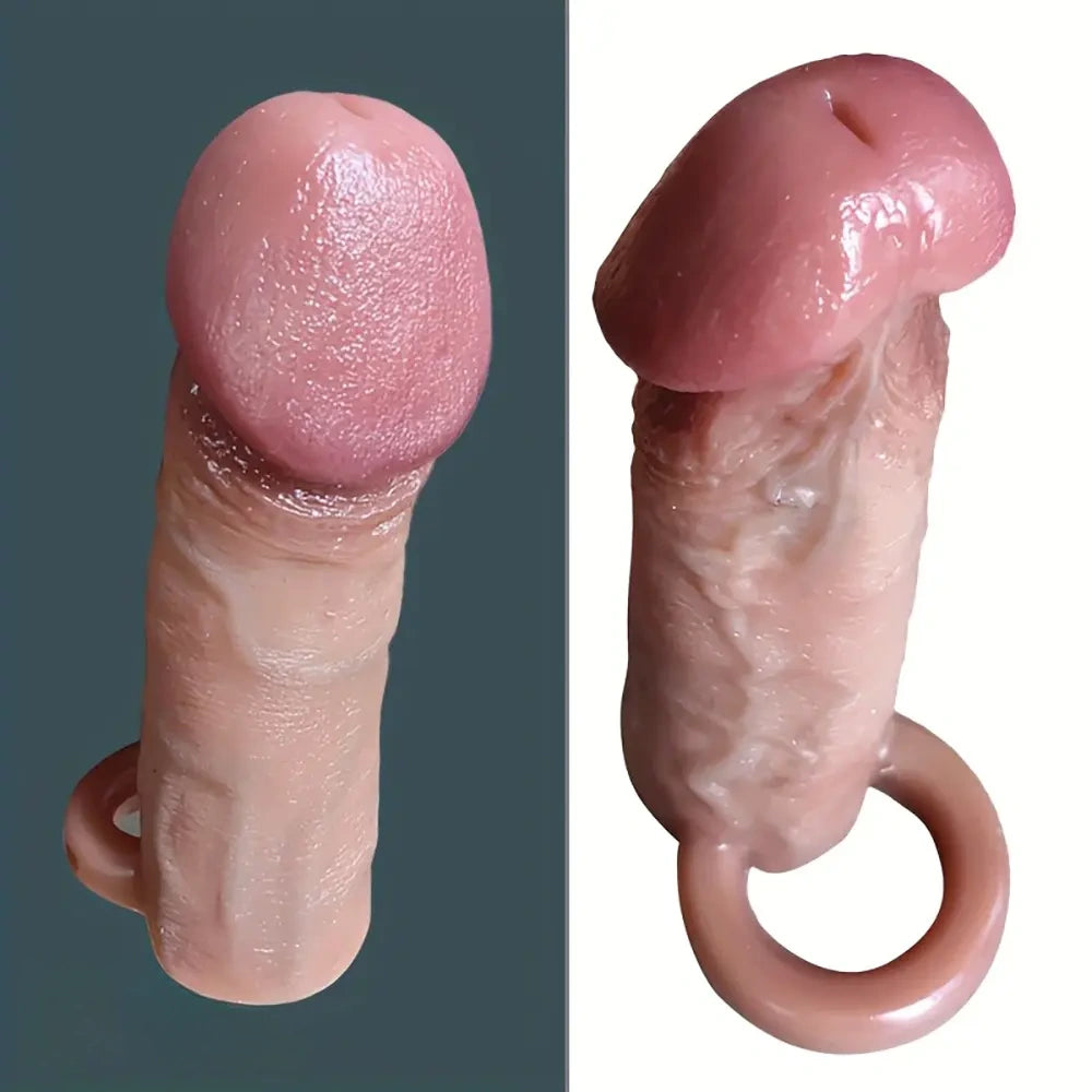 5.7in Pleasure Dildo Sleeve For Penis Thickening Physical Extension Delay