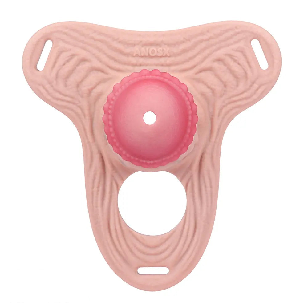5.7in Silicone Horse Penis Cock Cage Strap on Chastity Dildo With Lock