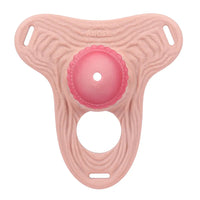5.7in Silicone Horse Penis Cock Cage Strap on Chastity Dildo With Lock