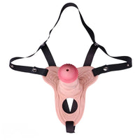 5.7in Silicone Horse Penis Cock Cage Strap on Chastity Dildo With Lock