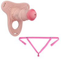 5.7in Silicone Horse Penis Cock Cage Strap on Chastity Dildo With Lock