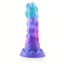 5.7in Spiked Monster Fantasy Beginner Soft Silicone Anal Dildo For Use