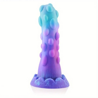5.7in Spiked Monster Fantasy Beginner Soft Silicone Anal Dildo For Use