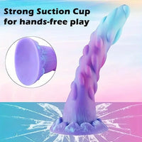 5.7in Spiked Monster Fantasy Beginner Soft Silicone Anal Dildo For Use
