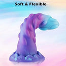 5.7in Spiked Monster Fantasy Beginner Soft Silicone Anal Dildo For Use