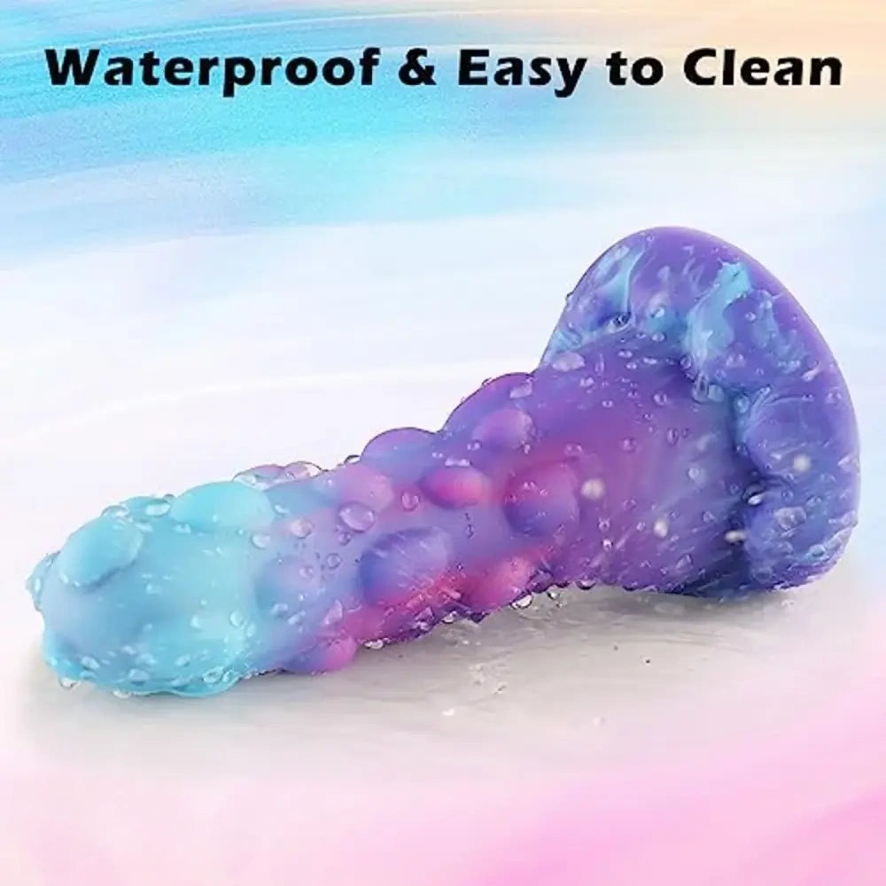 5.7in Spiked Monster Fantasy Beginner Soft Silicone Anal Dildo For Use