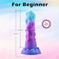 5.7in Spiked Monster Fantasy Beginner Soft Silicone Anal Dildo For Use