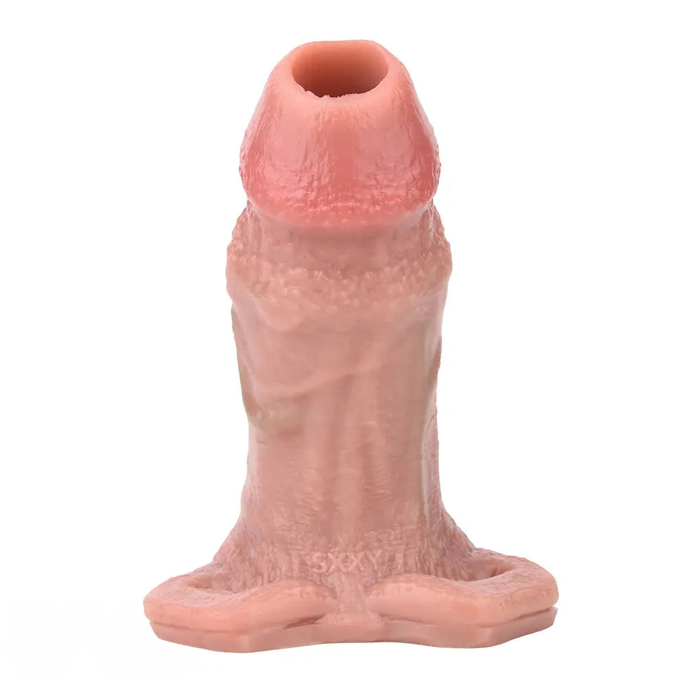 5.7in Strap on Penis Extender Cock Sleeve Dildo Passion Cervix Stimulator