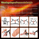 5.7in Strap on Penis Extender Cock Sleeve Dildo Passion Cervix Stimulator