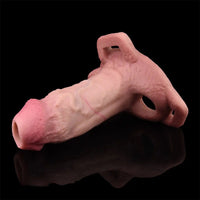5.7in Strap on Penis Extender Cock Sleeve Dildo Passion Cervix Stimulator