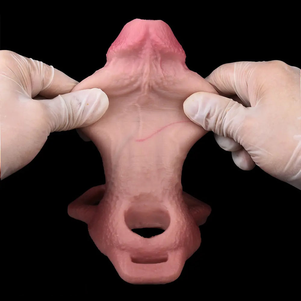 5.7in Strap on Penis Extender Cock Sleeve Dildo Passion Cervix Stimulator