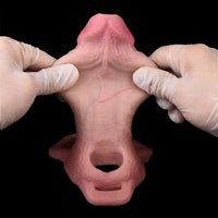 5.7in Strap on Penis Extender Cock Sleeve Dildo Passion Cervix Stimulator