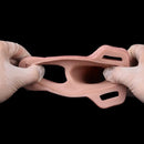 5.7in Strap on Penis Extender Cock Sleeve Dildo Passion Cervix Stimulator