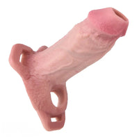 5.7in Strap on Penis Extender Cock Sleeve Dildo Passion Cervix Stimulator