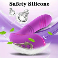 5.7in Vibrating Thrusting Flapping Wearable Dildo G Spot Vibrator