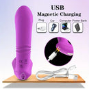 5.7in Vibrating Thrusting Flapping Wearable Dildo G Spot Vibrator