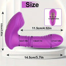 5.7in Vibrating Thrusting Flapping Wearable Dildo G Spot Vibrator