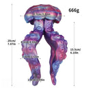 5.82in 7.87in Tentacle Dual Heads Silicone Dildo Anal Expansion Sex Toy