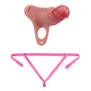 5.82in Real Hollow Strap on Silicone Cock Cage Dildo For Chastity Cock