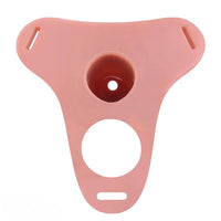 5.82in Real Hollow Strap on Silicone Cock Cage Dildo For Chastity Cock