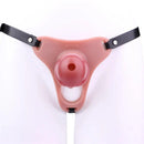 5.82in Real Hollow Strap on Silicone Cock Cage Dildo For Chastity Cock