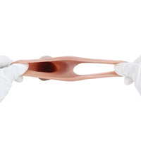 5.82in Uncut Real Silicone Soft Cock Sleeve Dildo Realistic Pleasure Device