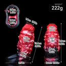 5.82in Weird Floppy Hollow Dildo Built-in keel Vibration Remote Cock Sleeve