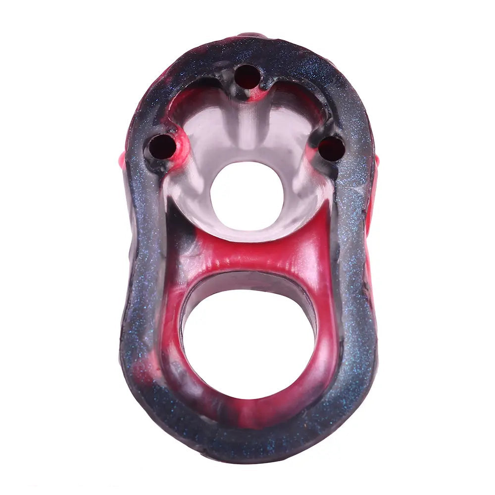 5.82in Weird Floppy Hollow Dildo Built-in keel Vibration Remote Cock Sleeve
