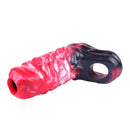 5.82in Weird Floppy Hollow Dildo Built-in keel Vibration Remote Cock Sleeve