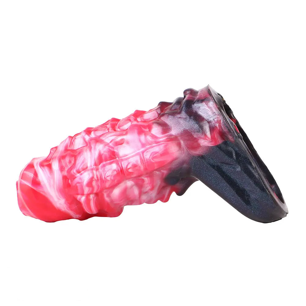 5.82in Weird Floppy Hollow Dildo Built-in keel Vibration Remote Cock Sleeve