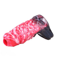 5.82in Weird Floppy Hollow Dildo Built-in keel Vibration Remote Cock Sleeve
