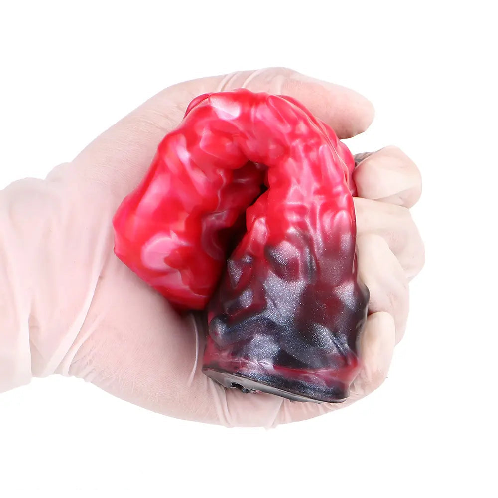 5.82in Weird Floppy Hollow Dildo Built-in keel Vibration Remote Cock Sleeve