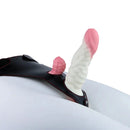 5.83in Dragon Scale Monster Wearable Strap on Vibrating Dildo For Women